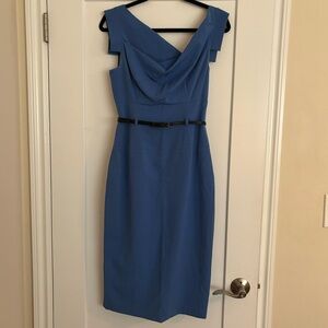 Black Halo Jackie O Dress - Blue - image 1